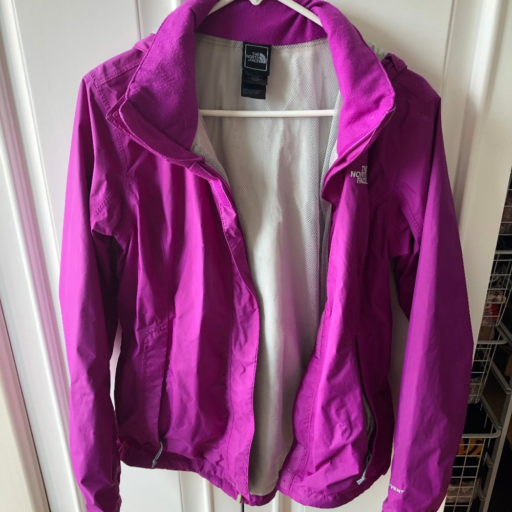 North Face Rain Jacket HyVent Purple Size M